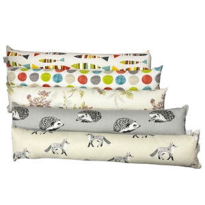 Draught Excluder 100% Cotton Various Designs